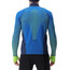 UYN Exceleration Winddicht Zip Up LS Shirt Heren, blauw
