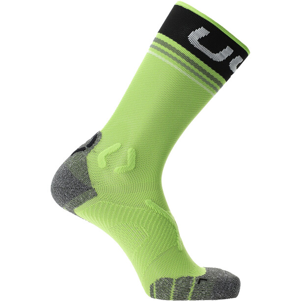 UYN Runner'S One Mid Socks Heren, groen/grijs