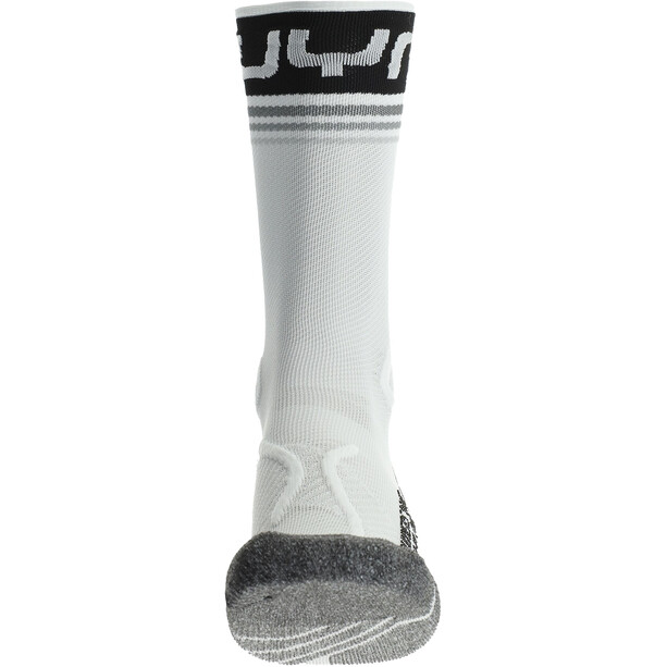 UYN Runner'S One Chaussettes intermédiaires Homme, blanc/gris