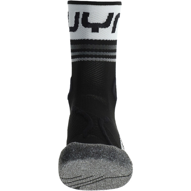 UYN Runner'S One Chaussettes courtes Homme, noir/gris