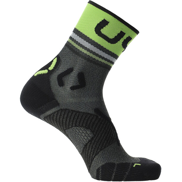 UYN Runner'S One Chaussettes courtes Homme, gris/noir