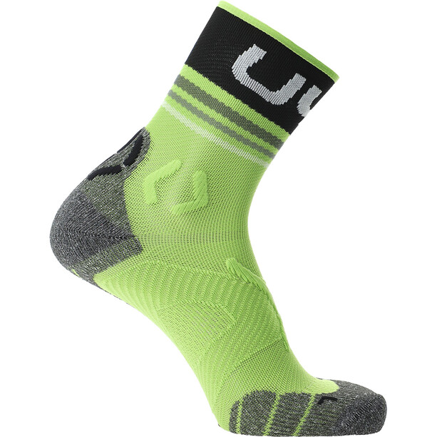 UYN Runner'S One Calcetines cortos Hombre, verde/gris