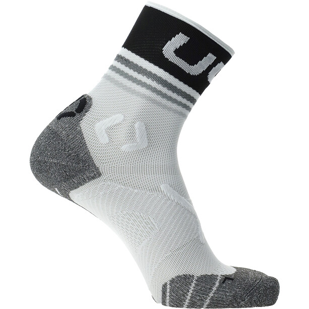 UYN Runner'S One Chaussettes courtes Homme, blanc/gris