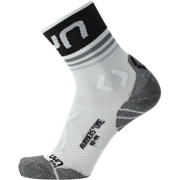 UYN Runner'S One Calcetines cortos Hombre, blanco/gris