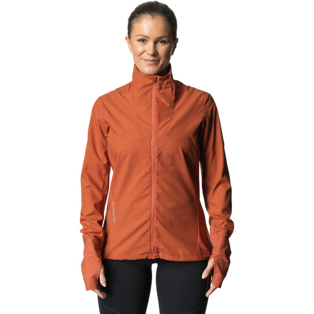 Houdini Pace Wind Jas Dames, rood