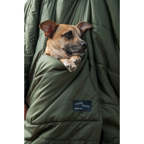 Therm-a-Rest Honcho dunponcho, oliven