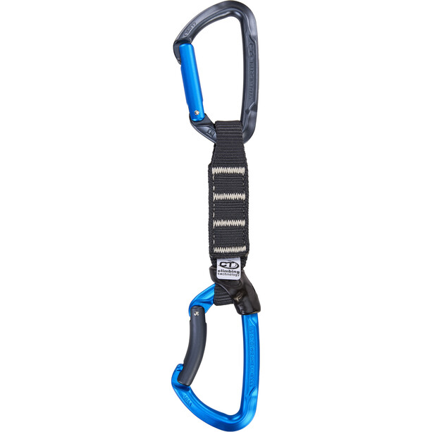 Climbing Technology Lime Pro Set Quickdraw NY 12cm 6-Pack, czarny/niebieski