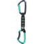 Climbing Technology Lime Pro Set Quickdraw NY 12cm 6-Pack, czarny/turkusowy