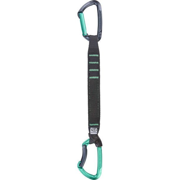 Climbing Technology Lime Pro Set Quickdraw NY 22 cm, zwart/turquoise