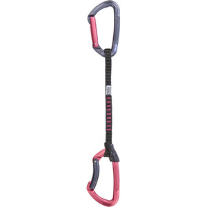 Climbing Technology Lime Set Quickdraw DY 17cm, gris/rose gris/rose