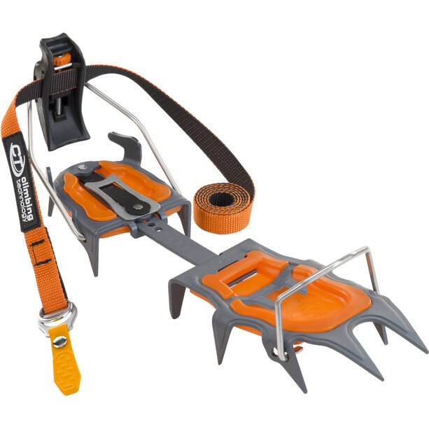 Climbing Technology Nuptse Evo Automatic Crampons, orange/gris