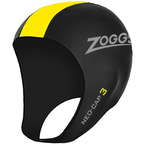 Zoggs Neo 3 Gorra, negro/amarillo negro/amarillo