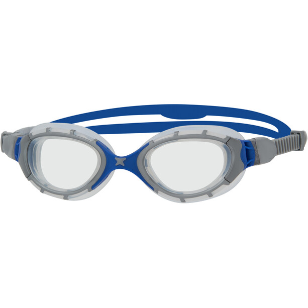 Zoggs Predator Flex Goggles Small Fit grau/blau