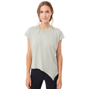 MANDALA Asymmetric Camiseta Mujer, gris gris