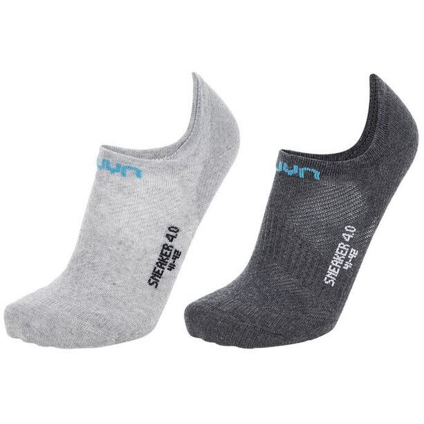 UYN Sneaker 4.0 Socks anthracite mel/light grey mel