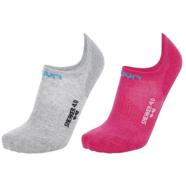 UYN Sneaker 4.0 Socken grau/pink