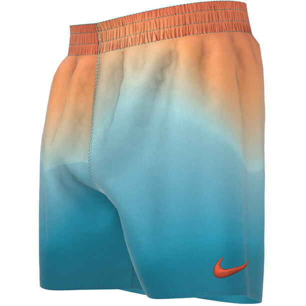 Nike Swim Aurora Borealis 4" Volley Shorts Jungen türkis/orange