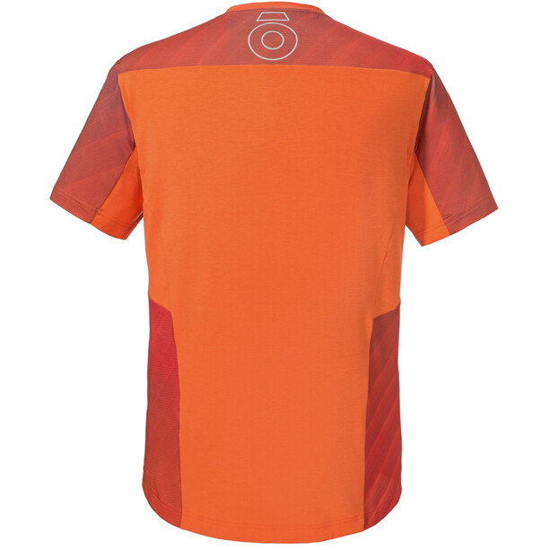 Schöffel Valbella Camisa Hombre, naranja/rojo