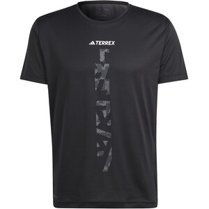 adidas TERREX Agravic Shirt met korte mouwen Heren, zwart