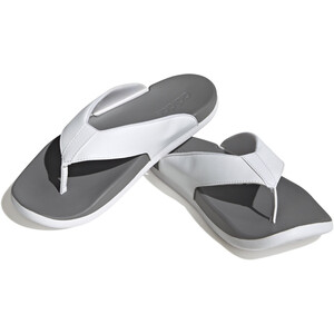 adidas Adilette Comfort Flips Women footwear white/taupe metalic/grey three