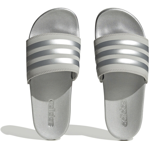 adidas Adilette Comfort Diapositives Femme, gris
