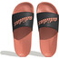 adidas Adilette Shower Slides Pantoletten Damen orange/schwarz
