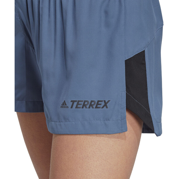 adidas TERREX Trail Shorts 5" Women wonder steel/black
