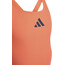 adidas 3 Bar Solid Zwempak Meisjes, oranje