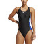 adidas BOS CB Zwempak Dames, zwart/blauw
