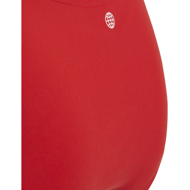 adidas Cut 3S Costume da bagno Ragazza, rosso