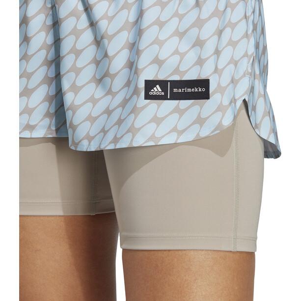 adidas MMK 2-in-1 Shorts Dames, bruin/blauw