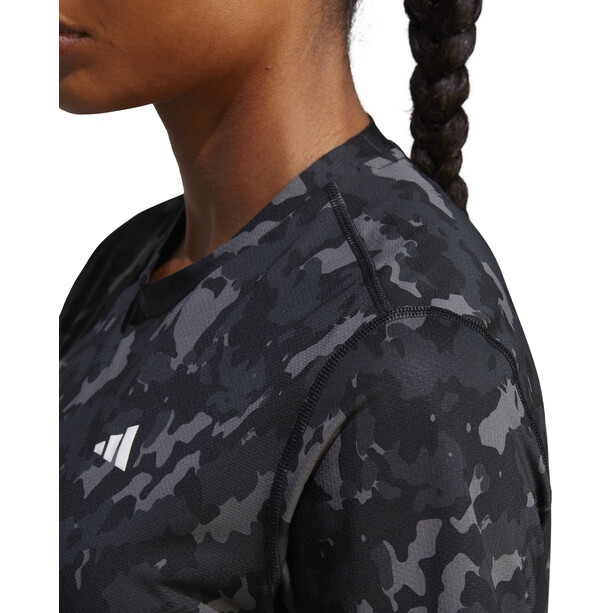 adidas OTR AOP T-shirt Dames, zwart/grijs