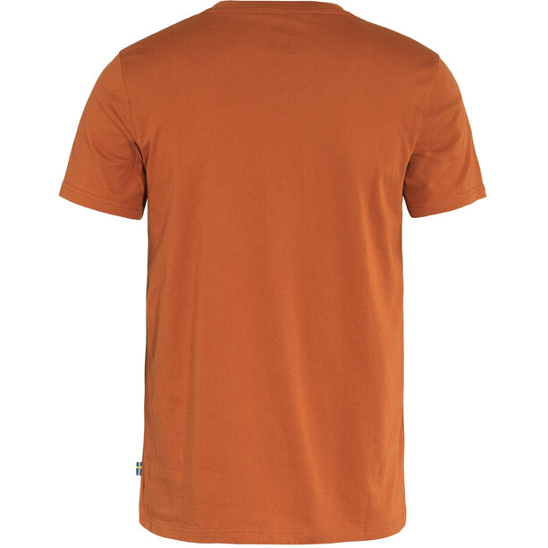 Fjällräven Logo T-Shirt Homme, marron