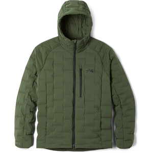 Mountain Hardwear Stretchdown jakke med hætte Herrer, grøn grøn