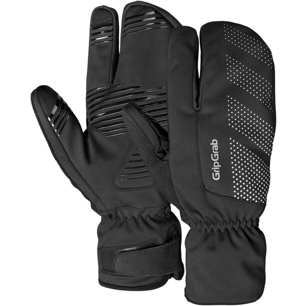 GripGrab Ride Windproof Deep Winter Lobster Gloves black
