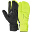 GripGrab Ride Windproof Deep Winter Lobster Gloves yellow hi-vis