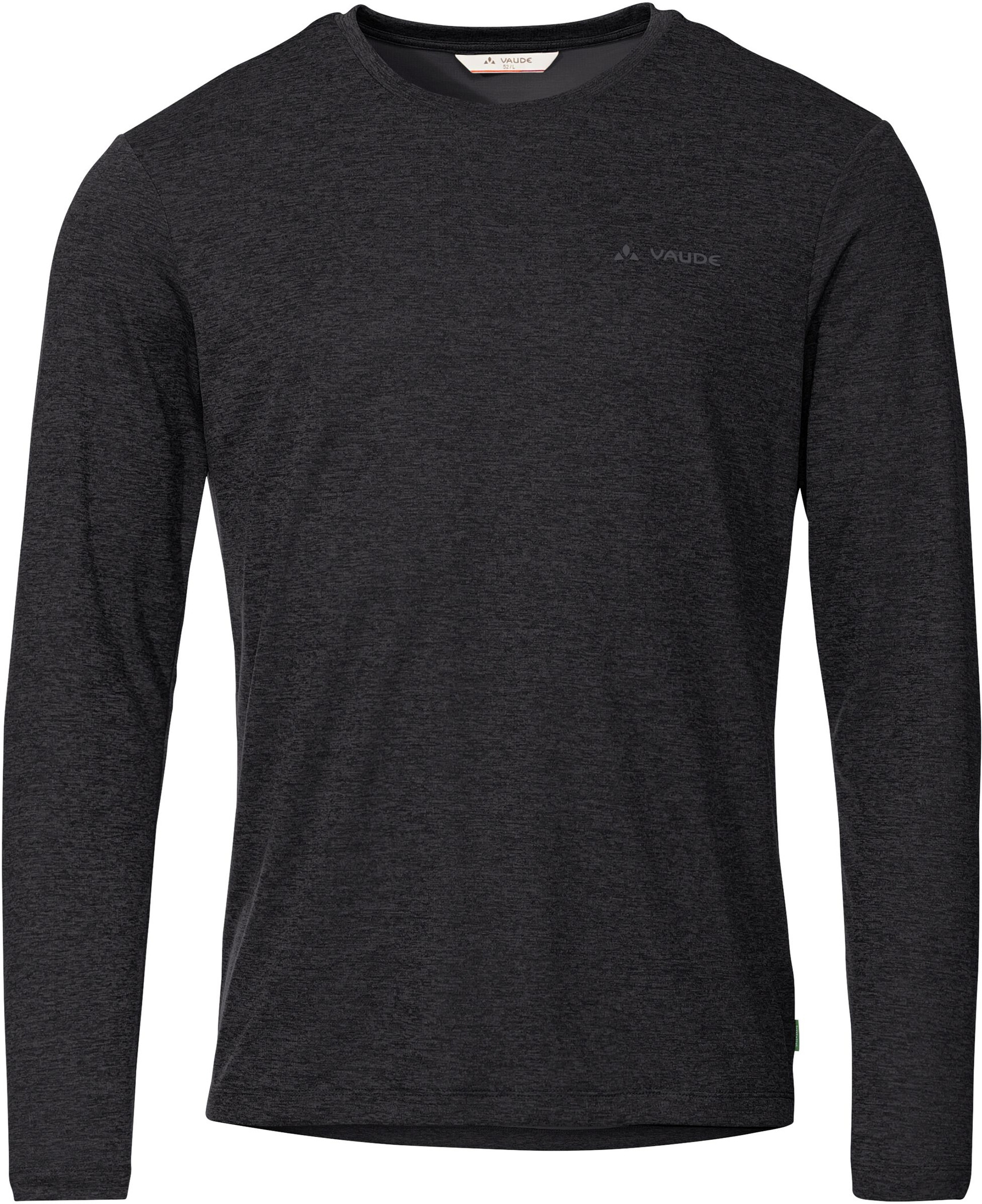 VAUDE Essential Langarm T-Shirt Herren schwarz