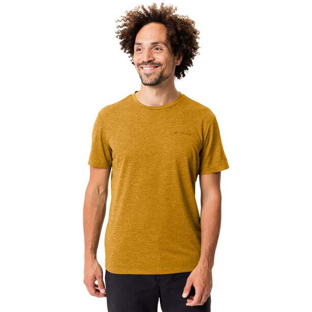 VAUDE Essential Camiseta Manga Corta Hombre, amarillo