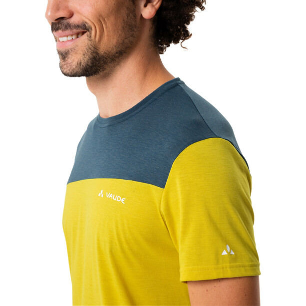 VAUDE Sveit Camiseta Manga Corta Hombre, amarillo
