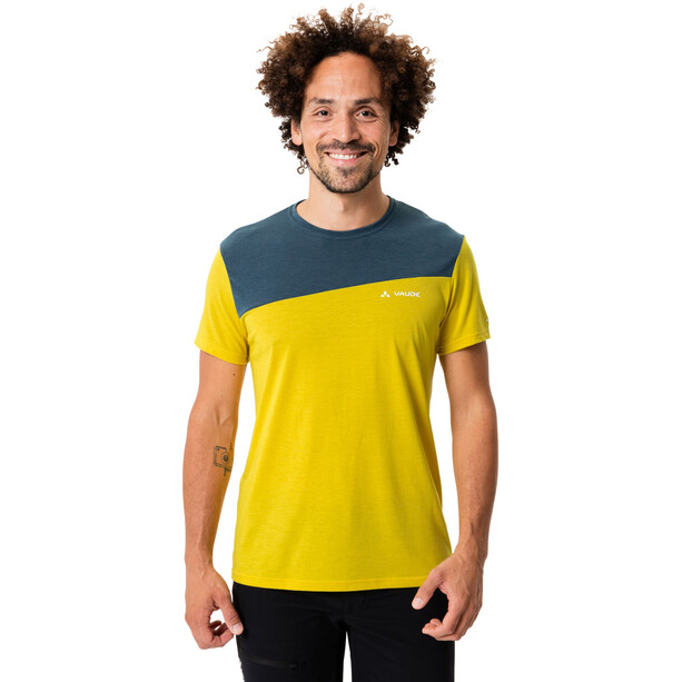 VAUDE Sveit Camiseta Manga Corta Hombre, amarillo