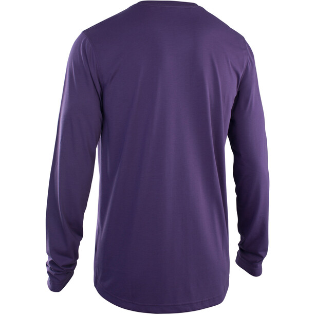 ION DriRelease Camiseta S_Logo Manga Larga Hombre, violeta