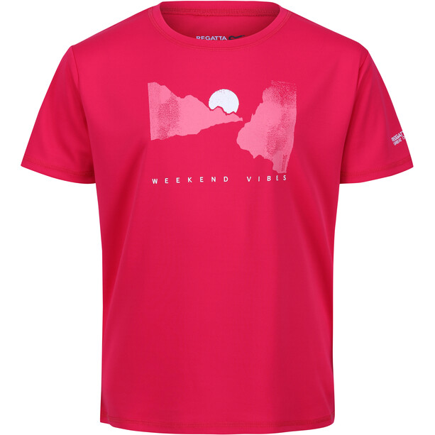 Regatta Alvarado VII Shirt met korte mouwen Kinderen, roze