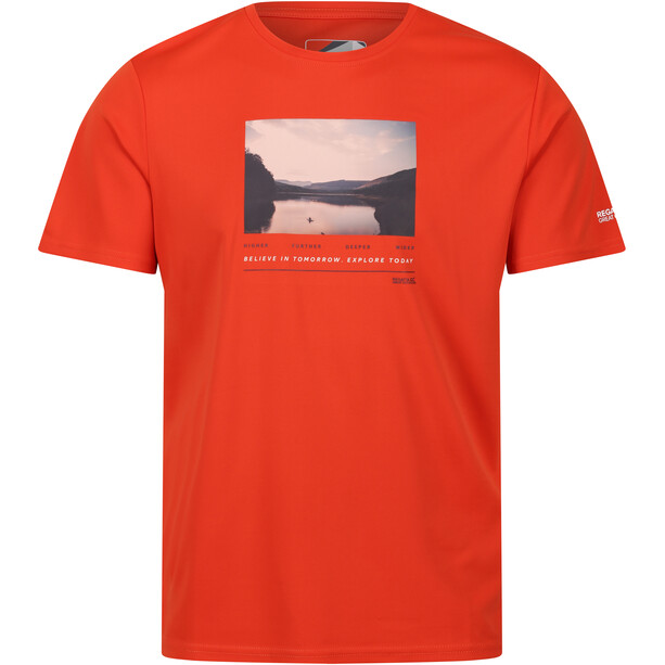 Regatta Fingal VII SS Shirt Men, oranssi