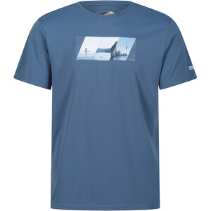 Regatta Fingal VII Camiseta SS Hombre, azul azul