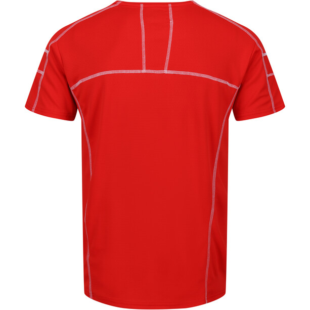 Regatta Virda III Koszula SS Mężczyźni, czerwony