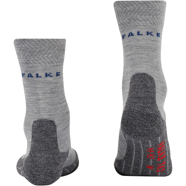 Falke TK2 Melange Trekking Socken Herren grau