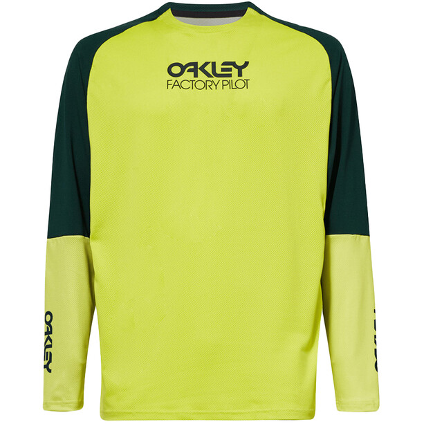 Oakley Factory Pilot MTB II Jersey LS Homme, jaune