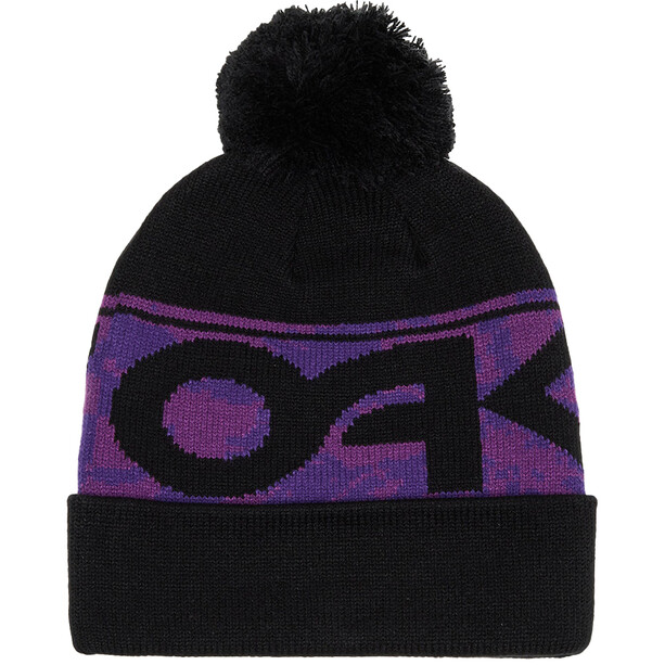 Oakley Wanderlust Bonnet avec pompon, noir/violet