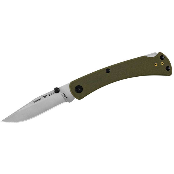 Buck Knives 110 Slim Pro TRX Mes, olijf/zilver