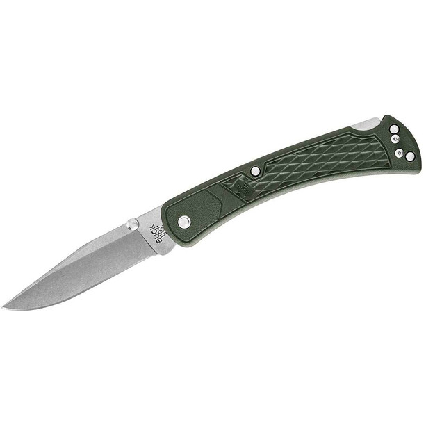 Buck Knives 110 Slim Select EHM Couteau, vert/argent
